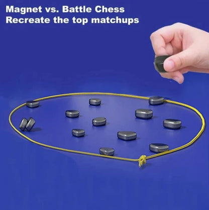 Chess Set Magnetic Pieces Compact Portable