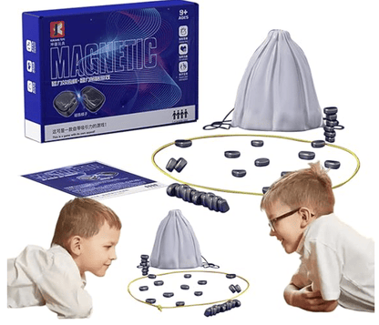 Chess Set Magnetic Pieces Compact Portable