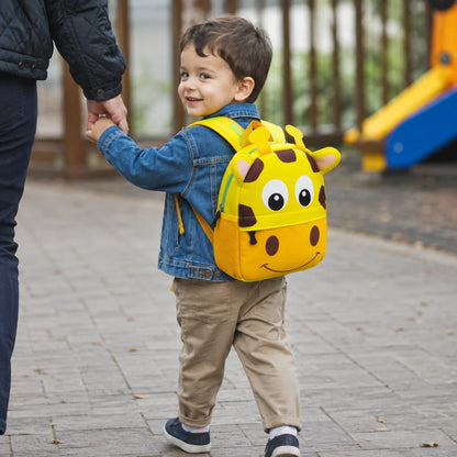Children's Backpack 3D Animal Lightweight Side Mesh Pockets