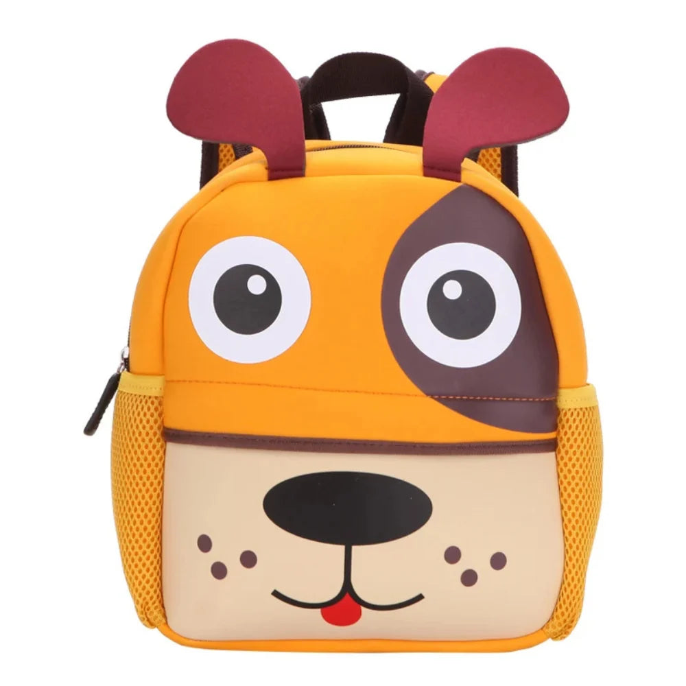 Children's Backpack 3D Animal Lightweight Side Mesh Pockets