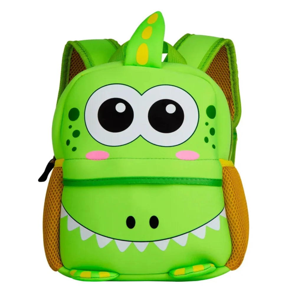 Children's Backpack 3D Animal Lightweight Side Mesh Pockets