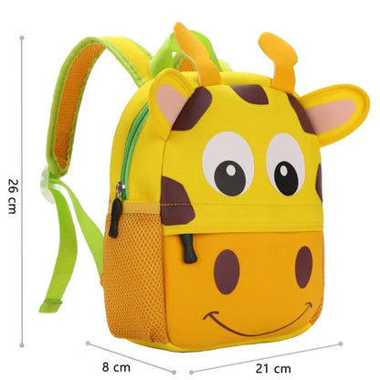 Children's Backpack 3D Animal Lightweight Side Mesh Pockets