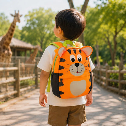 Children's Backpack 3D Animal Lightweight Side Mesh Pockets