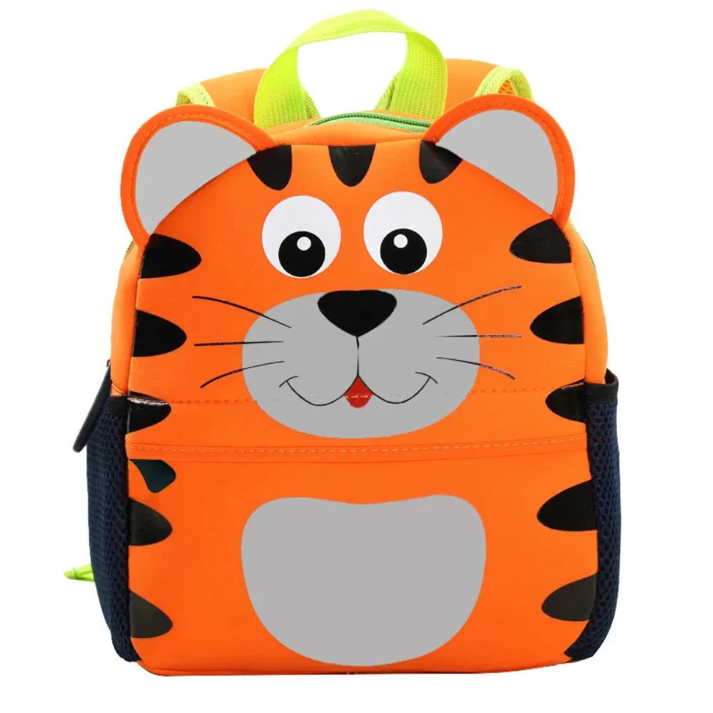 Children's Backpack 3D Animal Lightweight Side Mesh Pockets