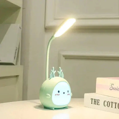Children's Desk Lamp Cartoon Deer Night Light USB Rechargeable