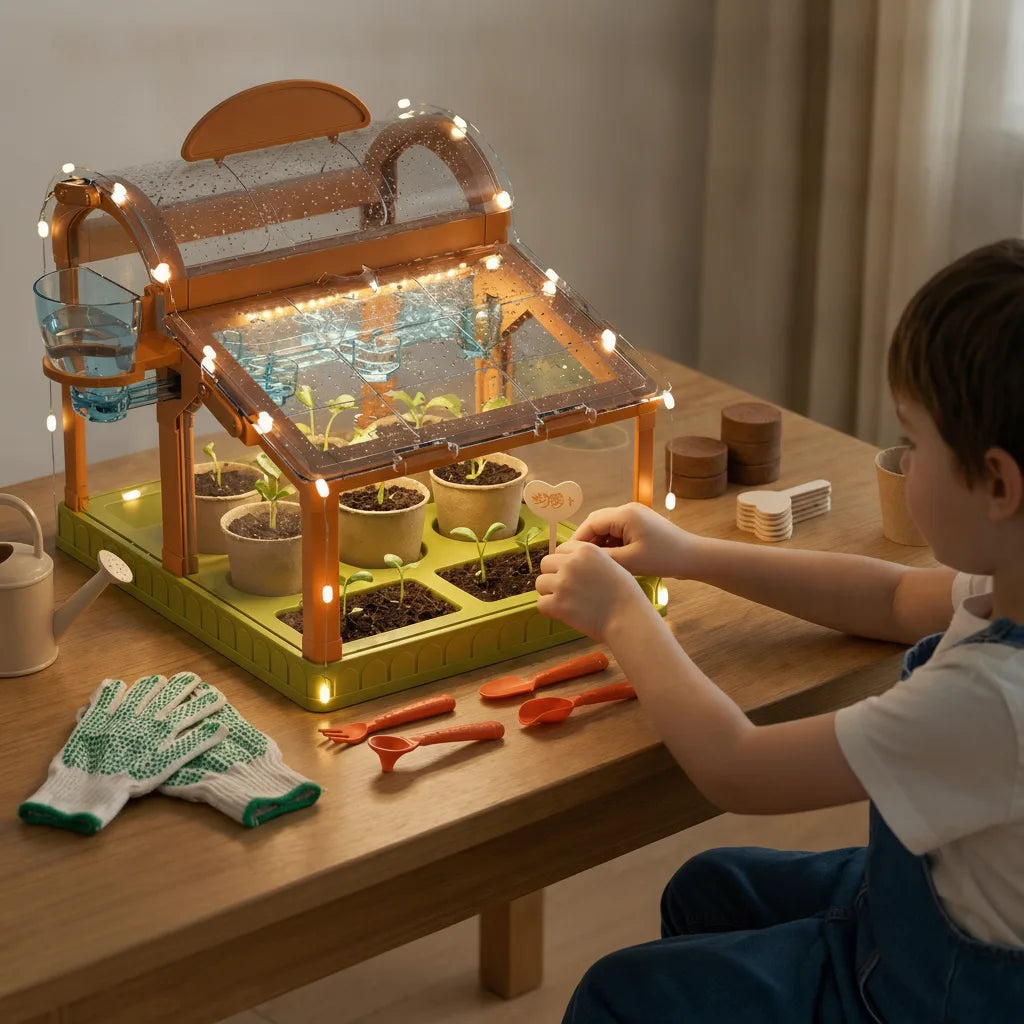 Children's Indoor Greenhouse Acrylic Mist System