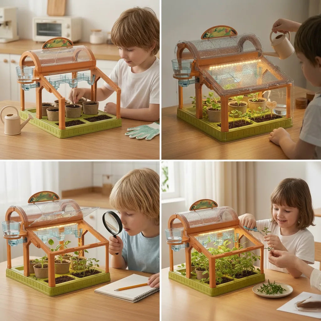 Children's Indoor Greenhouse Acrylic Mist System
