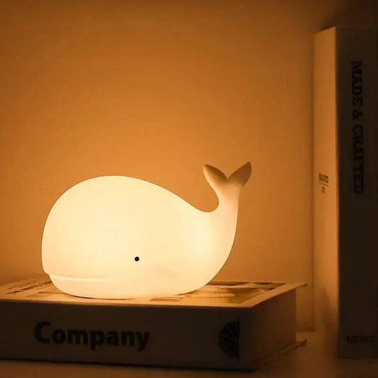 Children's Night Light Whale-Shaped Color-Changing Touch Sensor