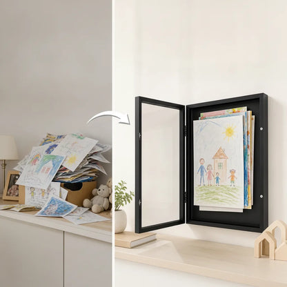 Children's Picture Frame Front-Opening Interchangeable Wall-Mountable