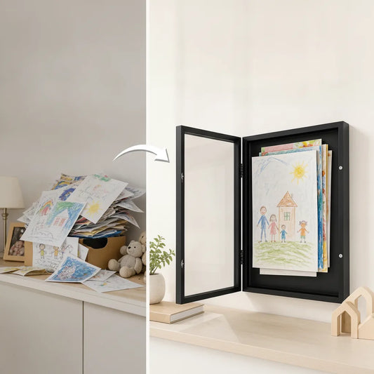 Children's Picture Frame Front-Opening Interchangeable Wall-Mountable