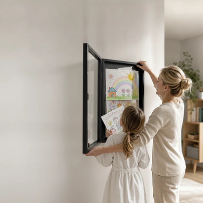 Children's Picture Frame Front-Opening Interchangeable Wall-Mountable