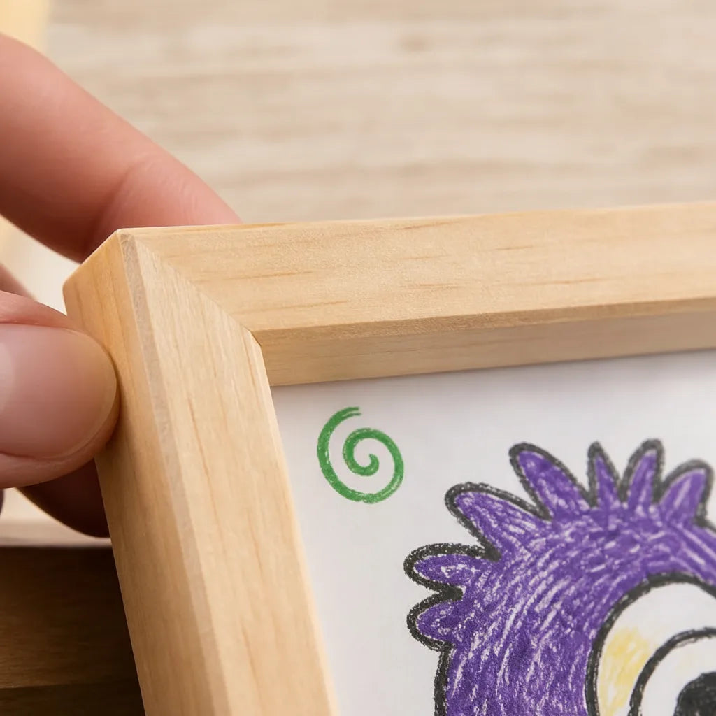 Children's Picture Frame Magnetic Closure 150-Sheet Storage