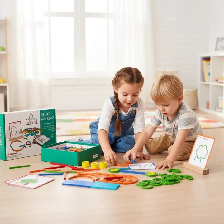 Children's Wooden Puzzle Non-Toxic Multicolored