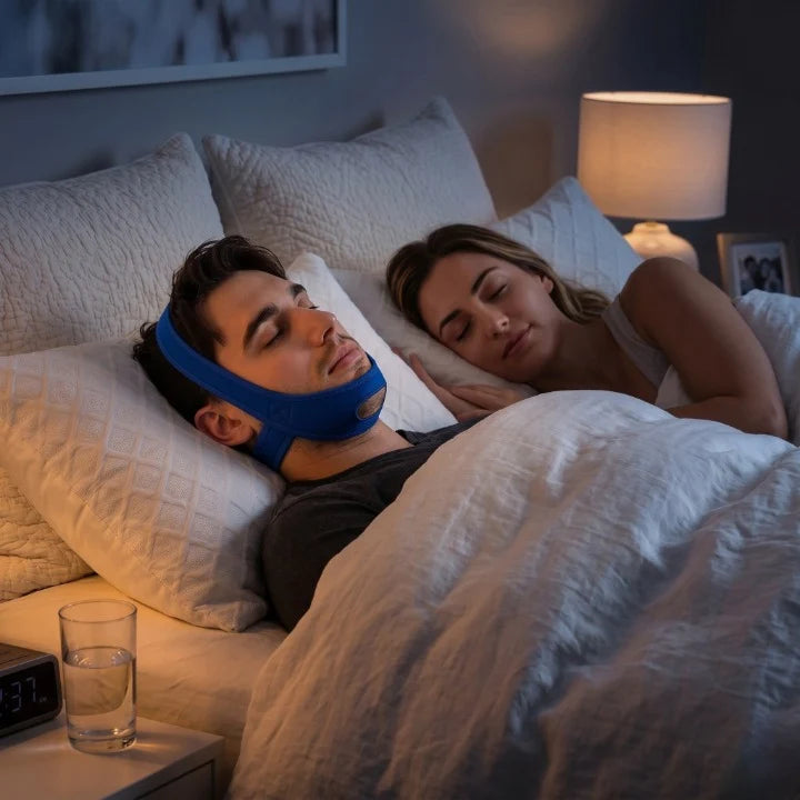 Chin Strap Anti-Snoring Neoprene Adjustable Velcro Fit