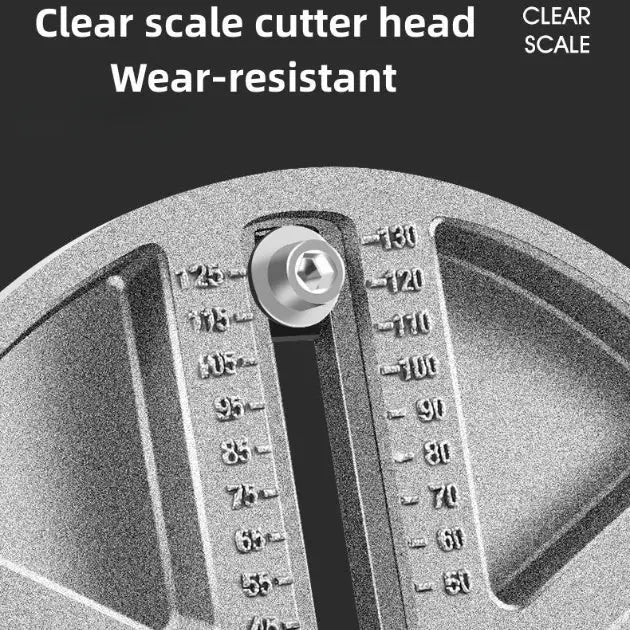 Circle Cutter Adjustable 1.77–5.12 Inches Hardened Steel