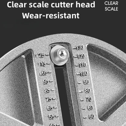 Circle Cutter Adjustable 1.77–5.12 Inches Hardened Steel