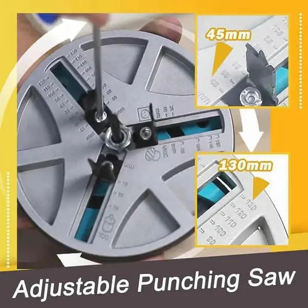 Circle Cutter Adjustable 1.77–5.12 Inches Hardened Steel