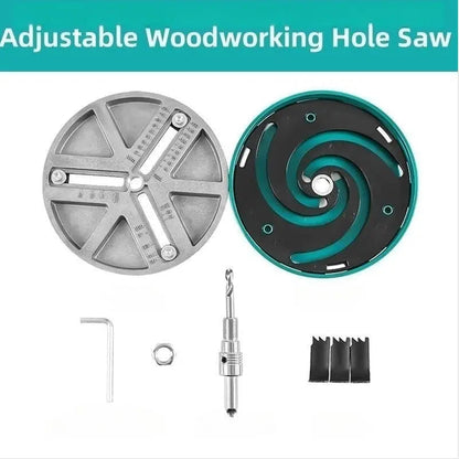 Circle Cutter Adjustable 1.77–5.12 Inches Hardened Steel