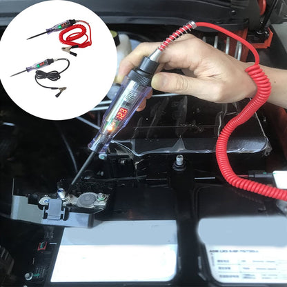 Circuit Tester Backlit LCD 3-70V Stainless Steel Probe