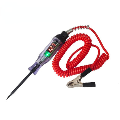Circuit Tester Backlit LCD 3-70V Stainless Steel Probe