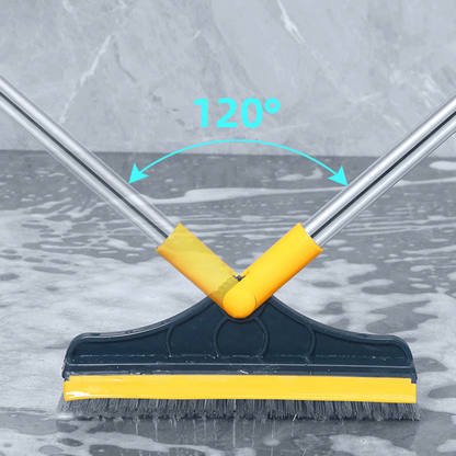 Cleaning Broom Polypropylene Bristles Ergonomic Handle