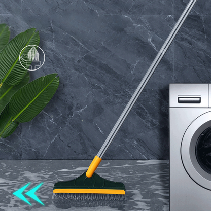 Cleaning Broom Polypropylene Bristles Ergonomic Handle