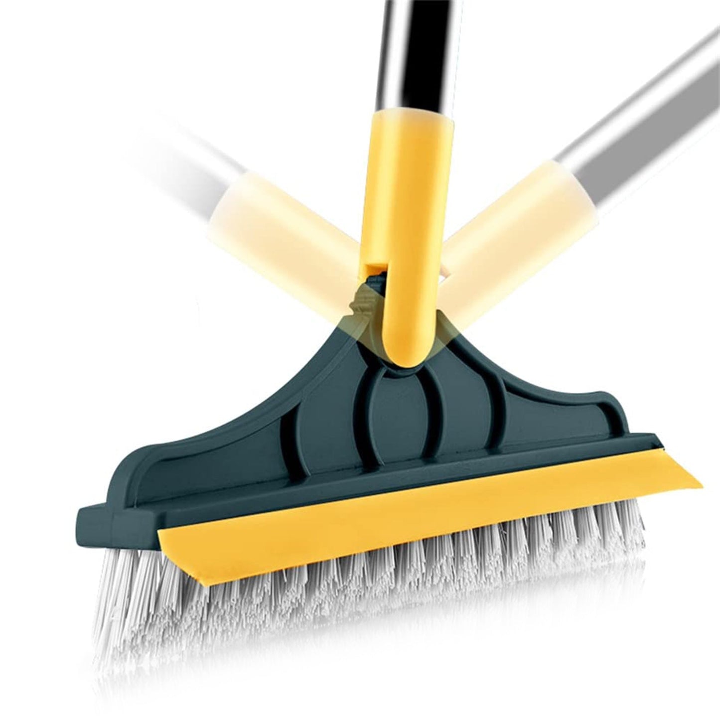 Cleaning Broom Polypropylene Bristles Ergonomic Handle
