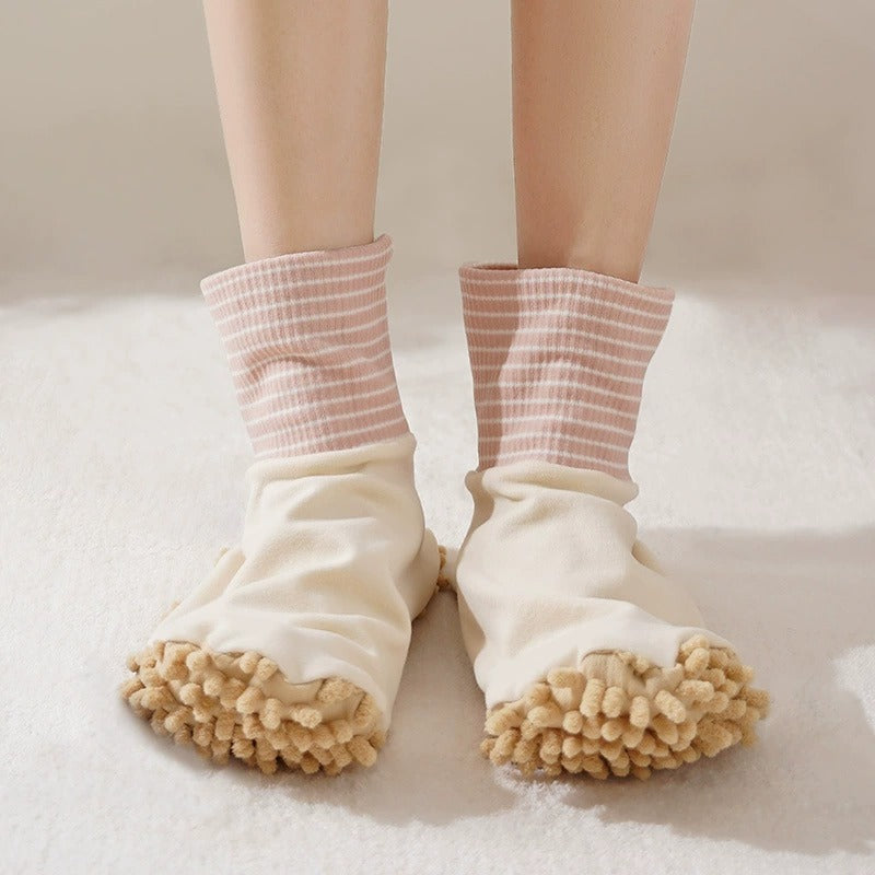 Cleaning Slippers Microfiber Pet Hair & Dust Pickup Machine Washable