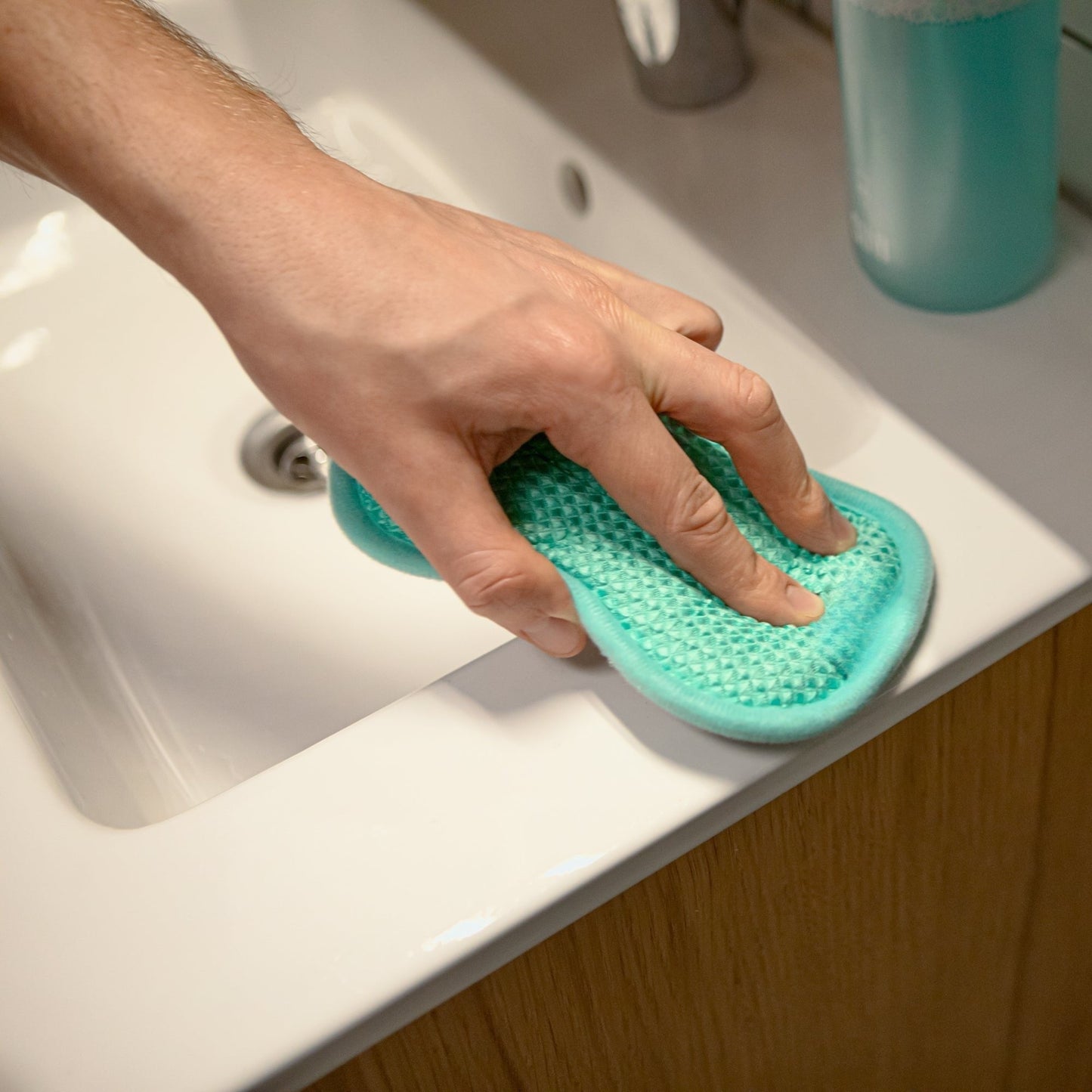 Cleaning Sponge Dual-Sided Rough Scrub & Microfiber 5-Pack