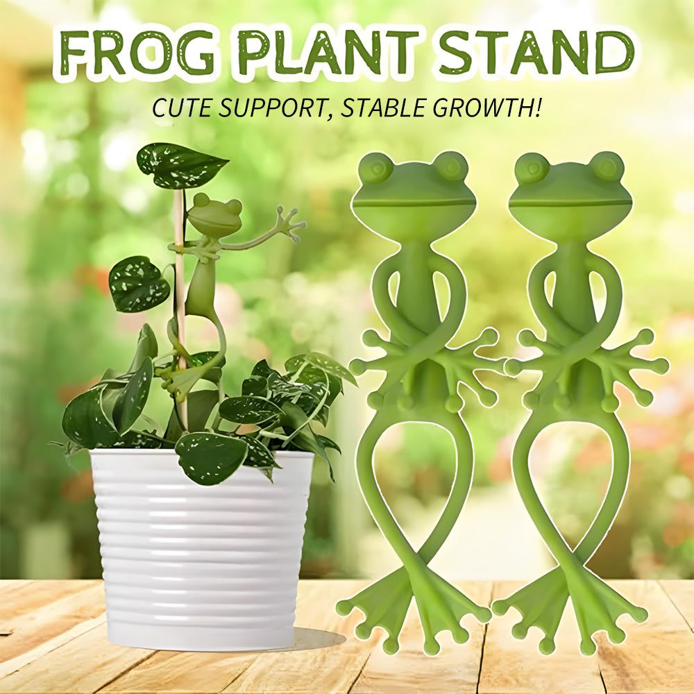 Climbing Plant Clips Frog-Shaped Weatherproof Plastic Set of 5