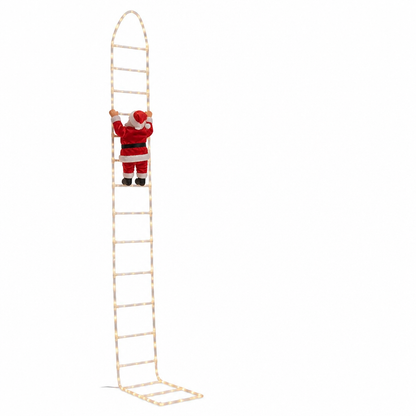 Climbing Santa Decoration Warm White LED Weatherproof