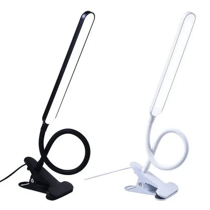 Clip Desk Lamp USB-Powered Adjustable Gooseneck Dimmable