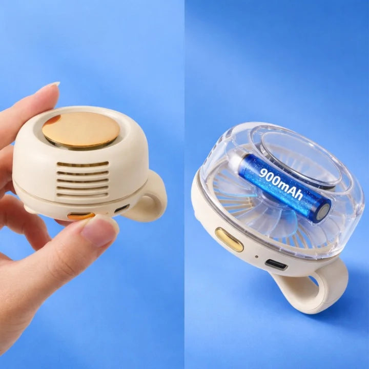 Clip Fan 360° Swivel Rechargeable & Quiet