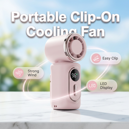 Clip Fan Universal Clip & LED Battery Indicator