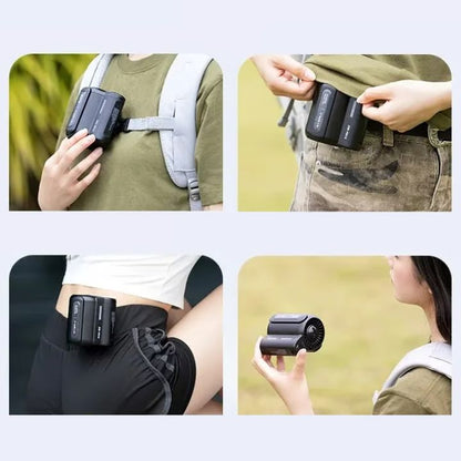 Clip-On Belt Fan Bladeless 8-Hour Battery