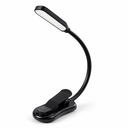 Clip-On Reading Light USB Rechargeable 3 Color Modes & Dimmable