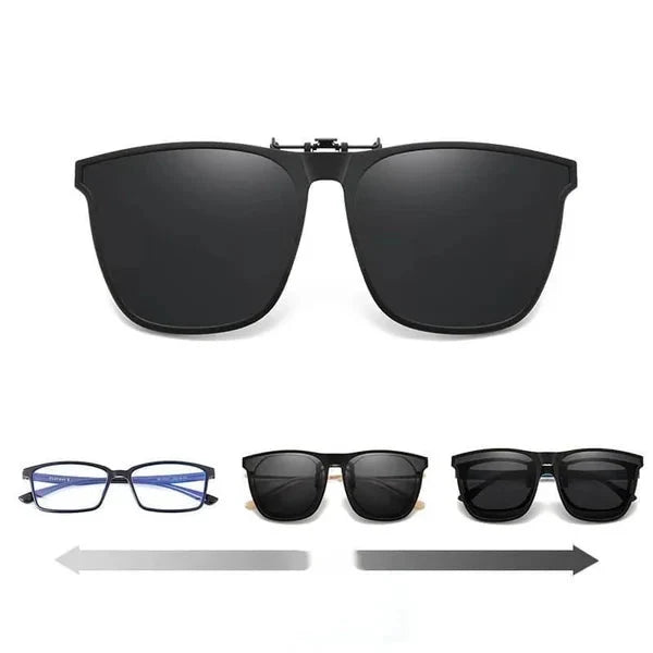 Clip-On Sunglasses Polarized UV400 Flip-Up