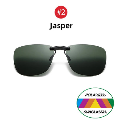 Clip-On Sunglasses Polarized UV400 Tool-Free Mount