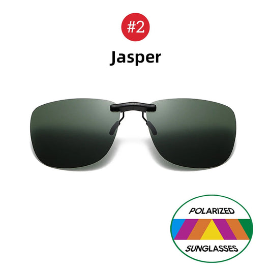 Clip-On Sunglasses Polarized UV400 Tool-Free Mount