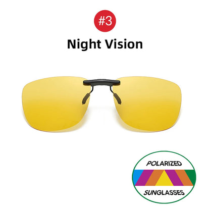 Clip-On Sunglasses Polarized UV400 Tool-Free Mount