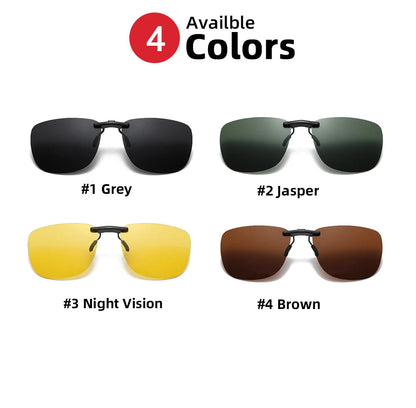 Clip-On Sunglasses Polarized UV400 Tool-Free Mount