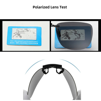 Clip-On Sunglasses Polarized UV400 Tool-Free Mount