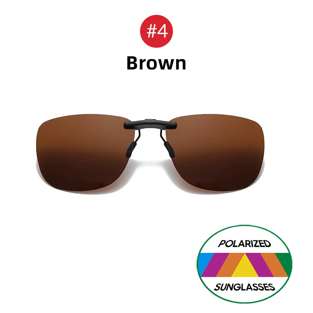 Clip-On Sunglasses Polarized UV400 Tool-Free Mount