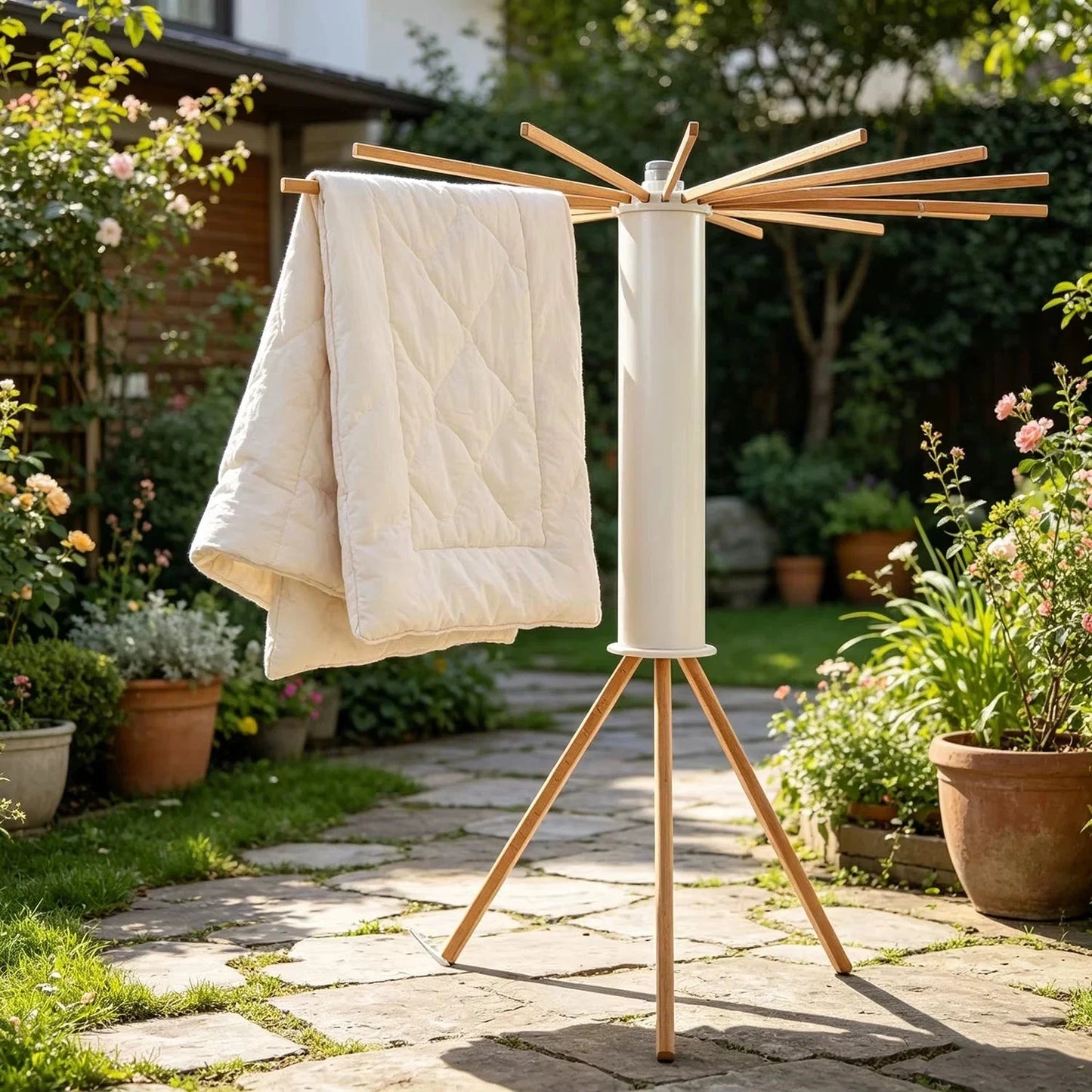 Clothes Drying Rack Foldable Tripod Approx 70.5 Lb Capacity