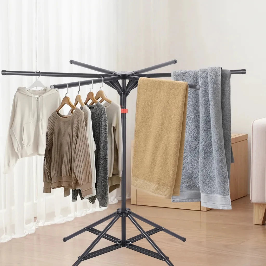 Clothes Drying Rack Foldable Tripod Approx 70.5 Lb Capacity