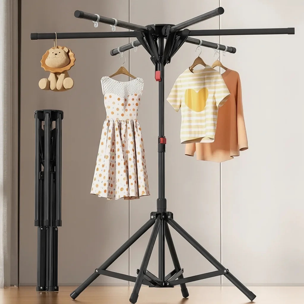 Clothes Drying Rack Foldable Tripod Approx 70.5 Lb Capacity