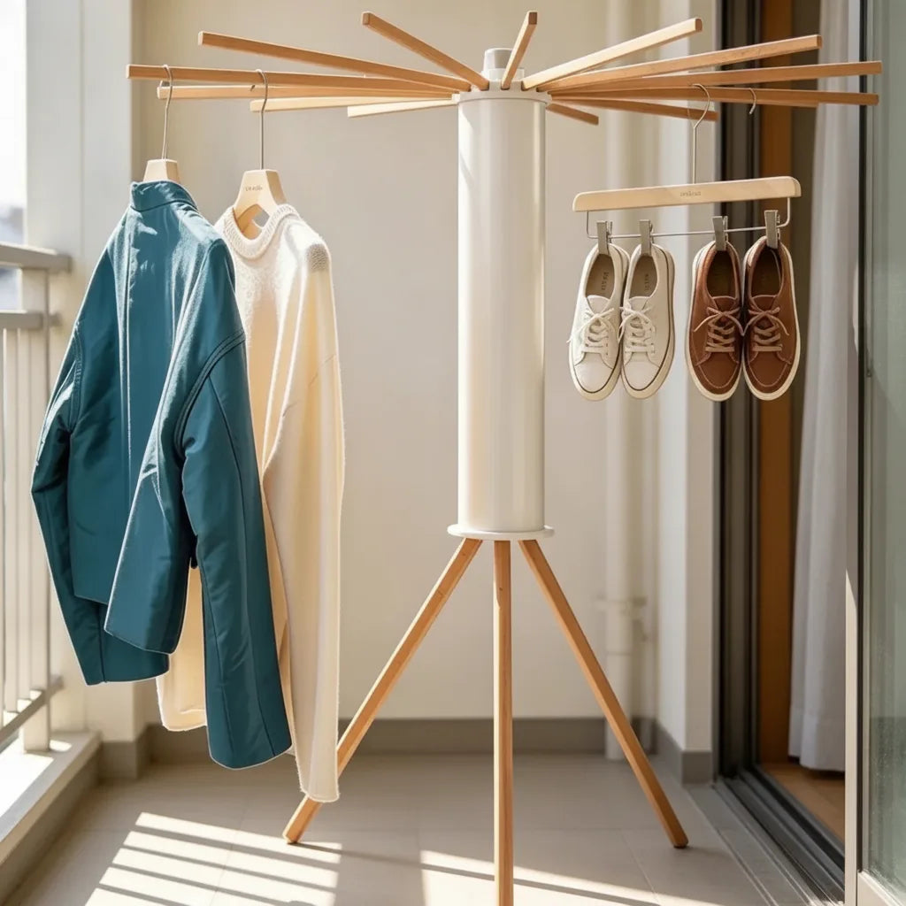 Clothes Drying Rack Foldable Tripod Approx 70.5 Lb Capacity