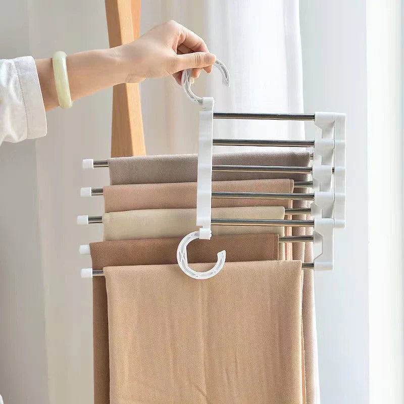Clothes Hanger 5-In-1 Foldable Stainless Steel
