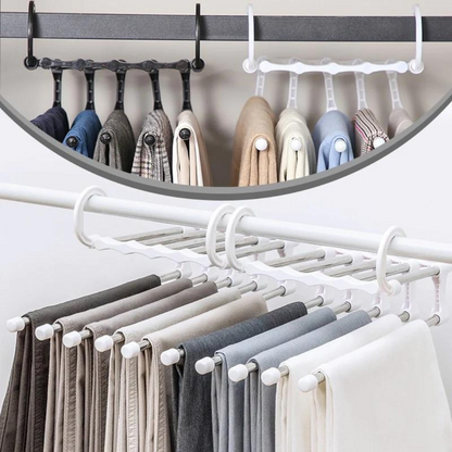Clothes Hanger 5-In-1 Foldable Stainless Steel