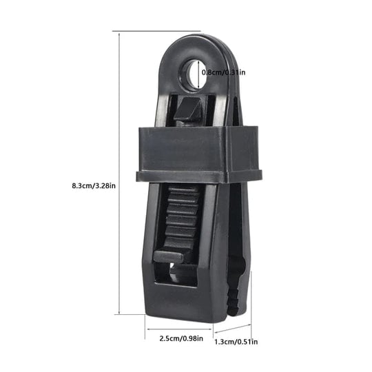 Clothespins Spiral Lock Non-Slip Weatherproof 50-Pack